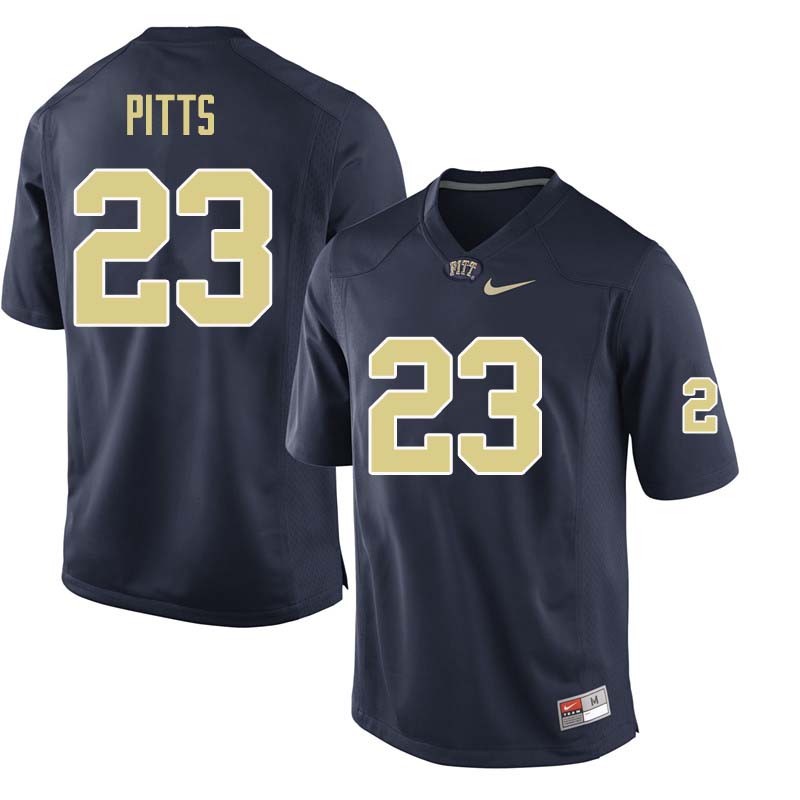 Men #23 Lafayette Pitts Pittsburgh Panthers College Football Jerseys Sale-Navy